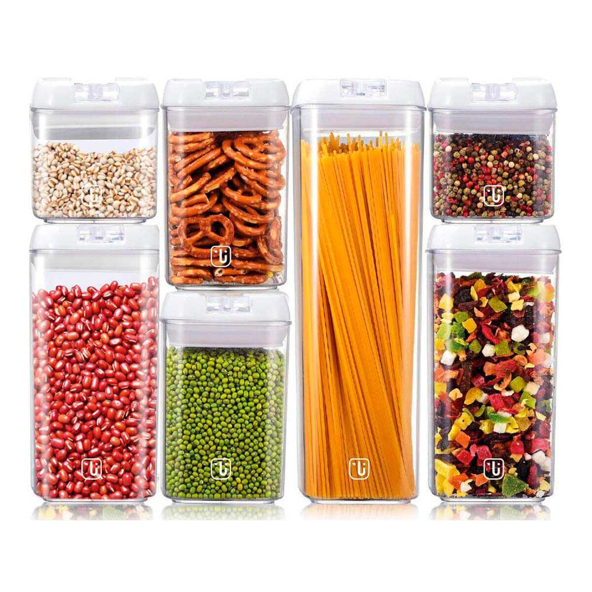 Set de 7 Contenedores Simplit Transparente