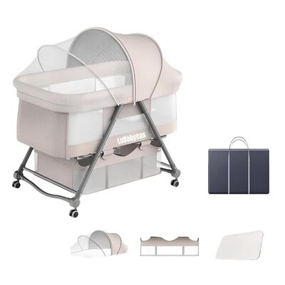 Imagen 1 del producto Cuna Bebé con Accesorios Café By Lubabycas