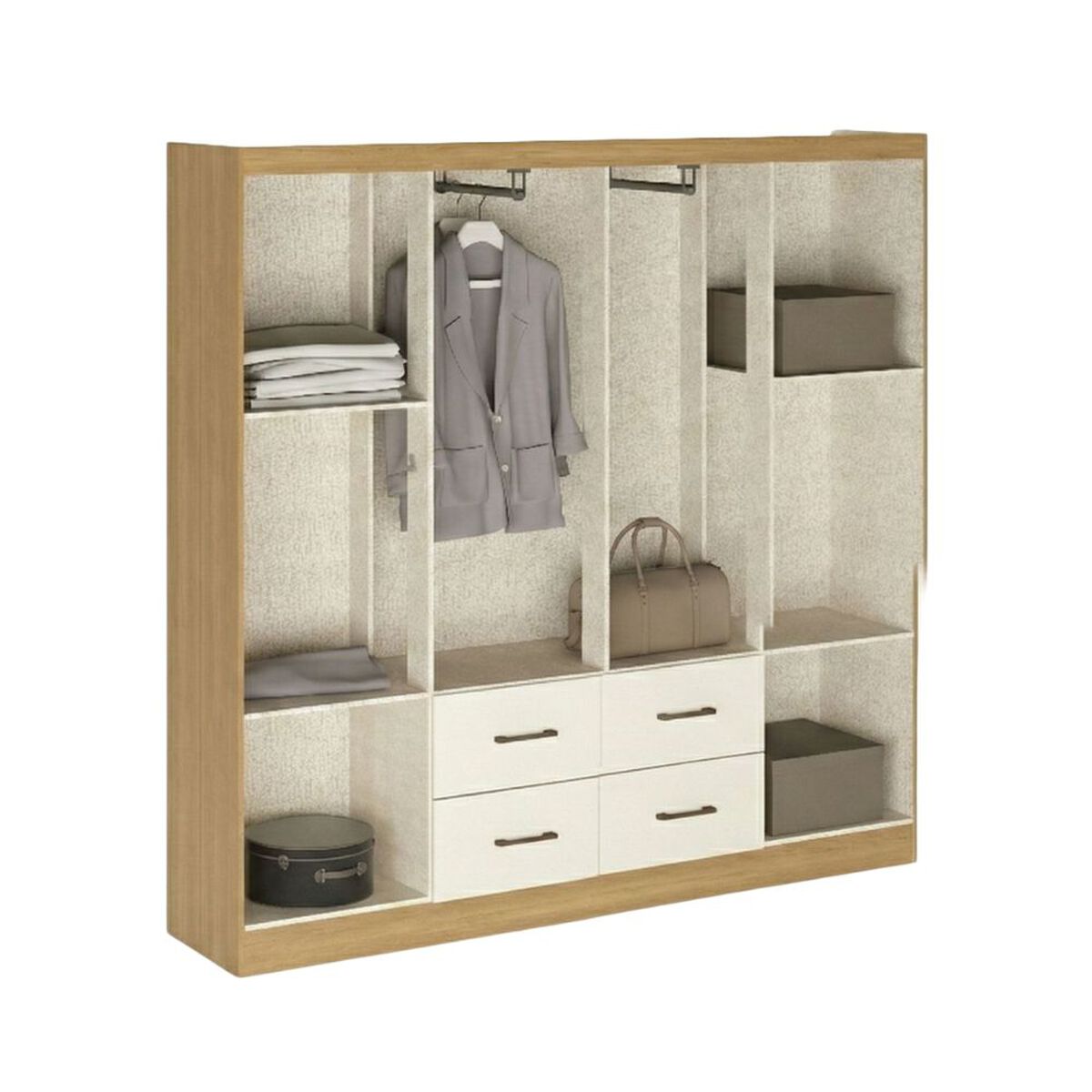 Closet Exit 8P 4C Roble/Beige