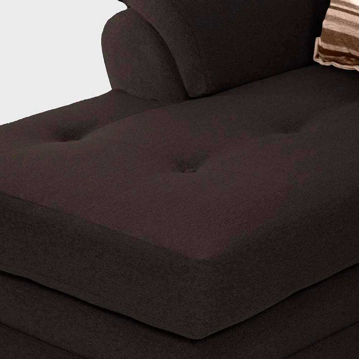 Sof&aacute; Seccional Izquierdo Living Factory Mustang 4 Cuerpos Moro