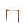 Comedor Decocasa Donatella 4 Sillas Off White Castaño