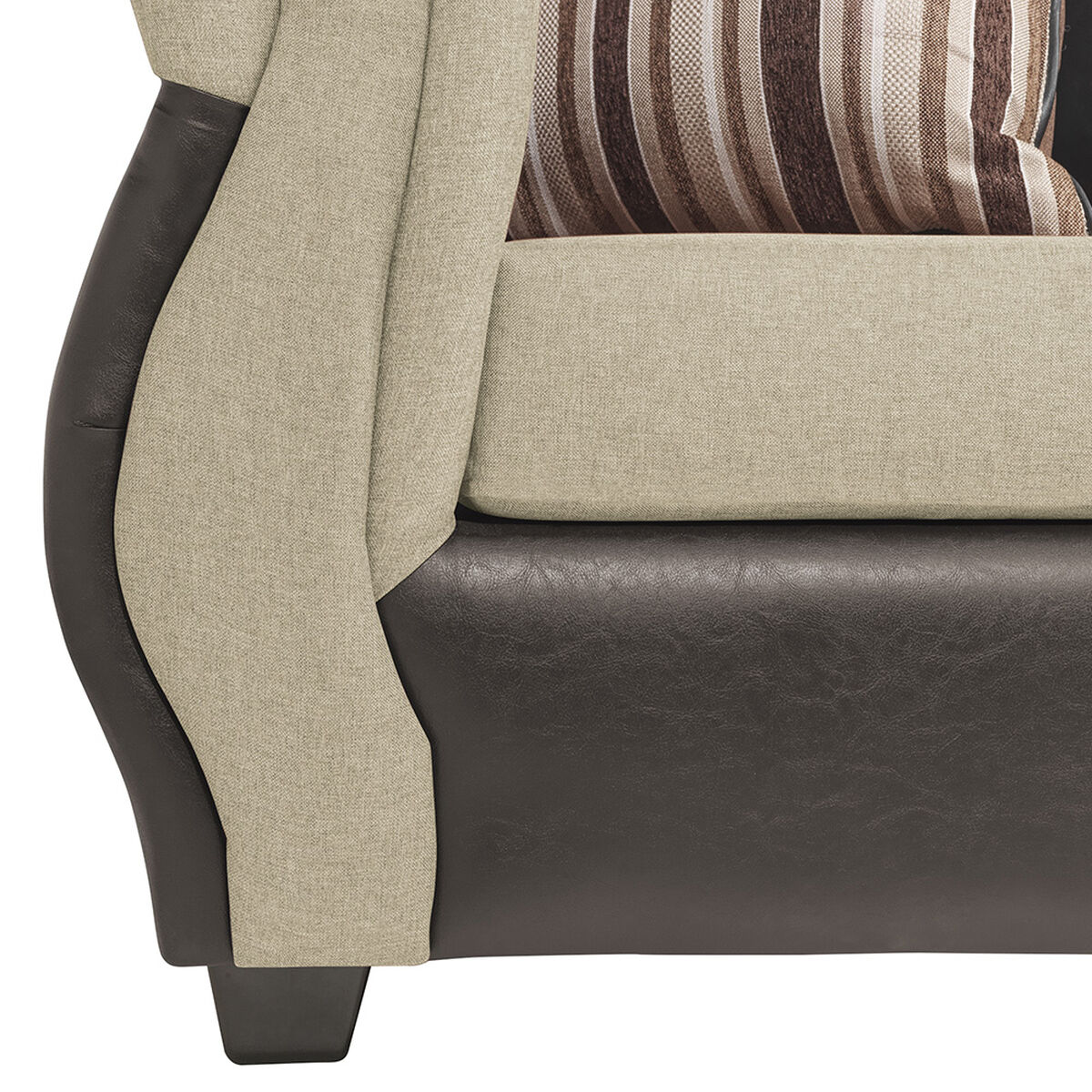 Sofá Seccional Innovamuebles Azucena 5 Cuerpos Beige 