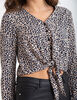 Blusa Nudo Icono Animal Print