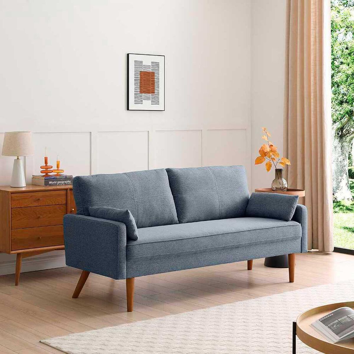 Sof&aacute; Casanova C&oacute;rdoba 3 Cuerpos Gris