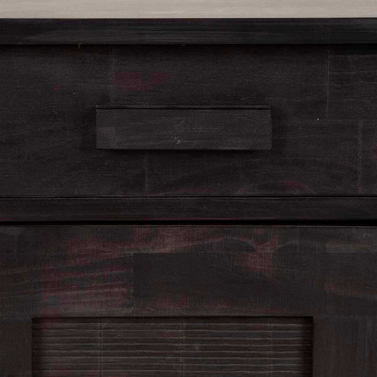 Velador Izquierdo CIC Milan 1 Caj&oacute;n 1 Puerta Negro