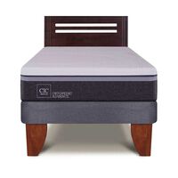 Cama Europea CIC 1,5 Plazas Ortopedic Advance + Respaldo