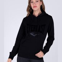 Polerón Hood Sport Mujer Everlast Negro, Rosado