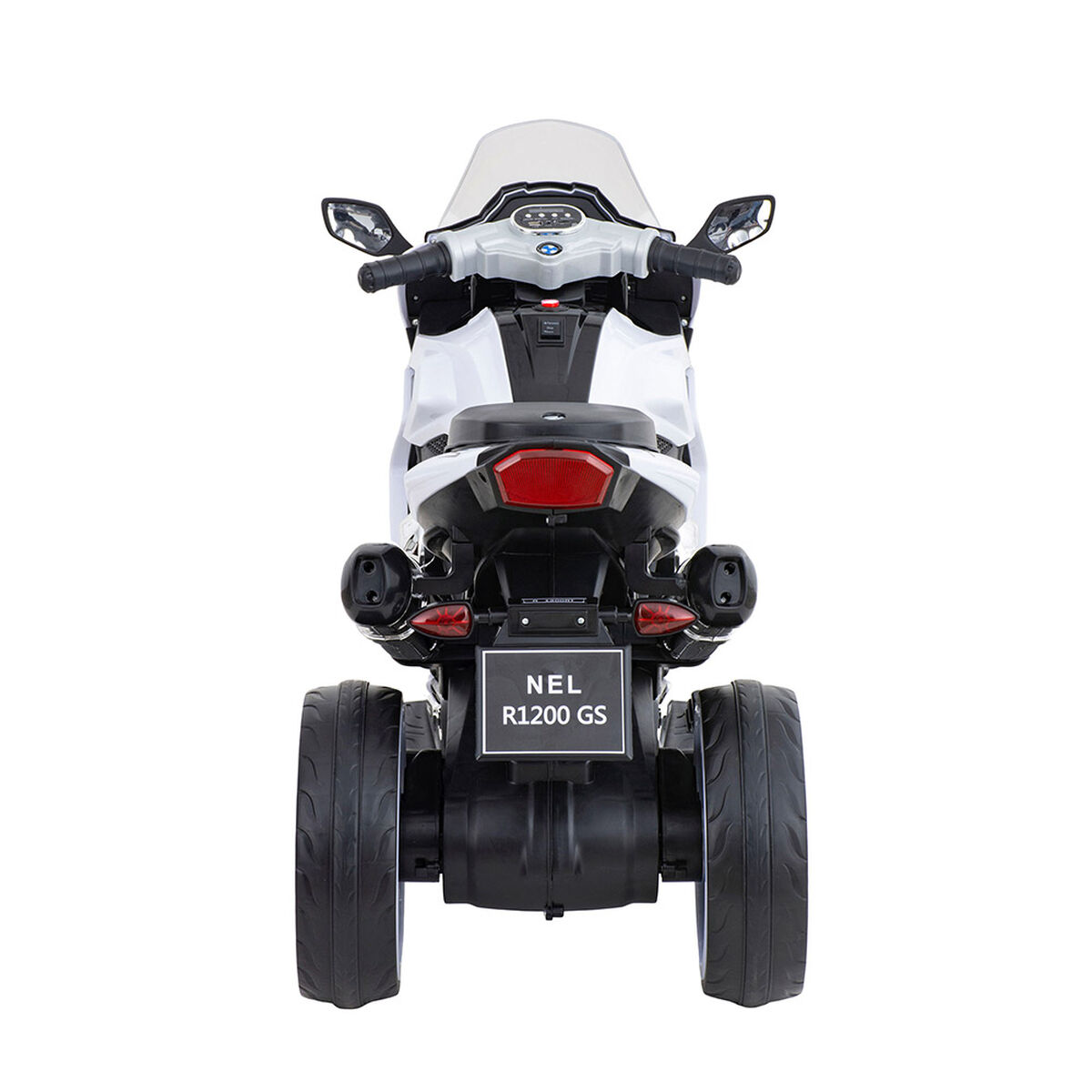 Moto de Carrera a Batería Musical Baby Way Blanco