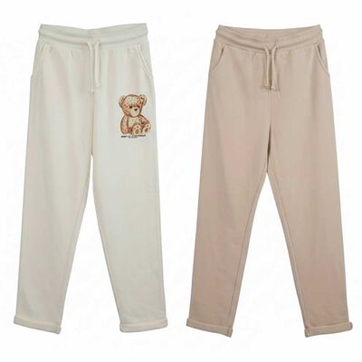Pack 2 Pantal&oacute;n Buzo Ni&ntilde;a de Algod&oacute;n Chess