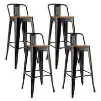 Pack 4 Pisos Novahus Tolix Negro