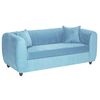 Sofá Muebles M&E Italia 3 Cuerpos Turquesa