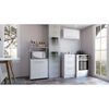 Combo Mueble Superior + Mueble Microondas + Mueble Inferior TuHome Manchester Blanco
