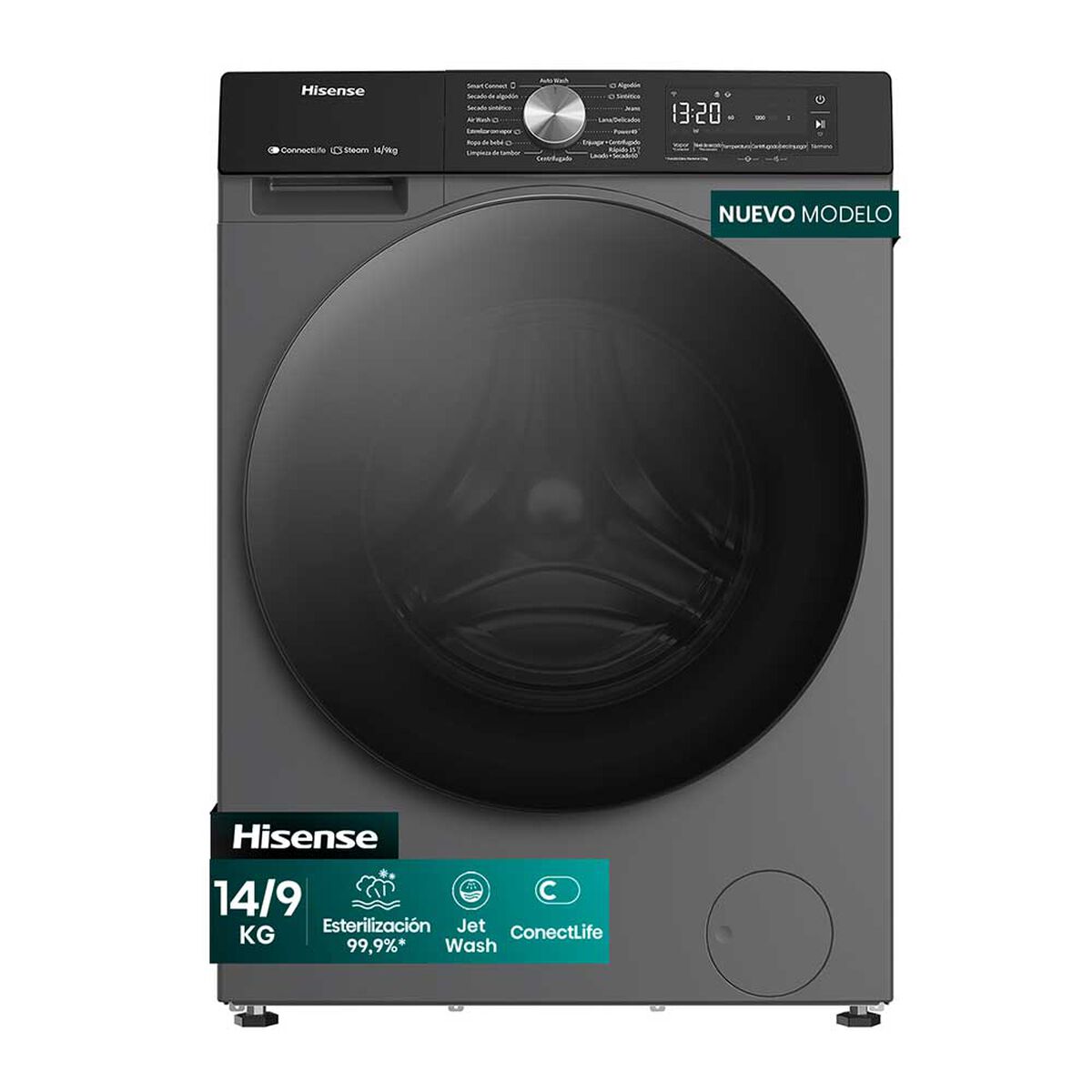 Lavadora Secadora Hisense WD3S1443BT1 14/9 kg.