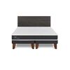 Cama Europea CIC Base Normal King Ortopedic + Respaldo Villarrica