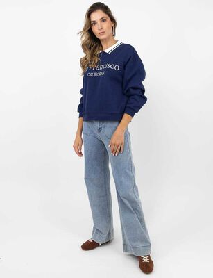 Imagen 2 del producto Polerón Mujer Zibel Navy