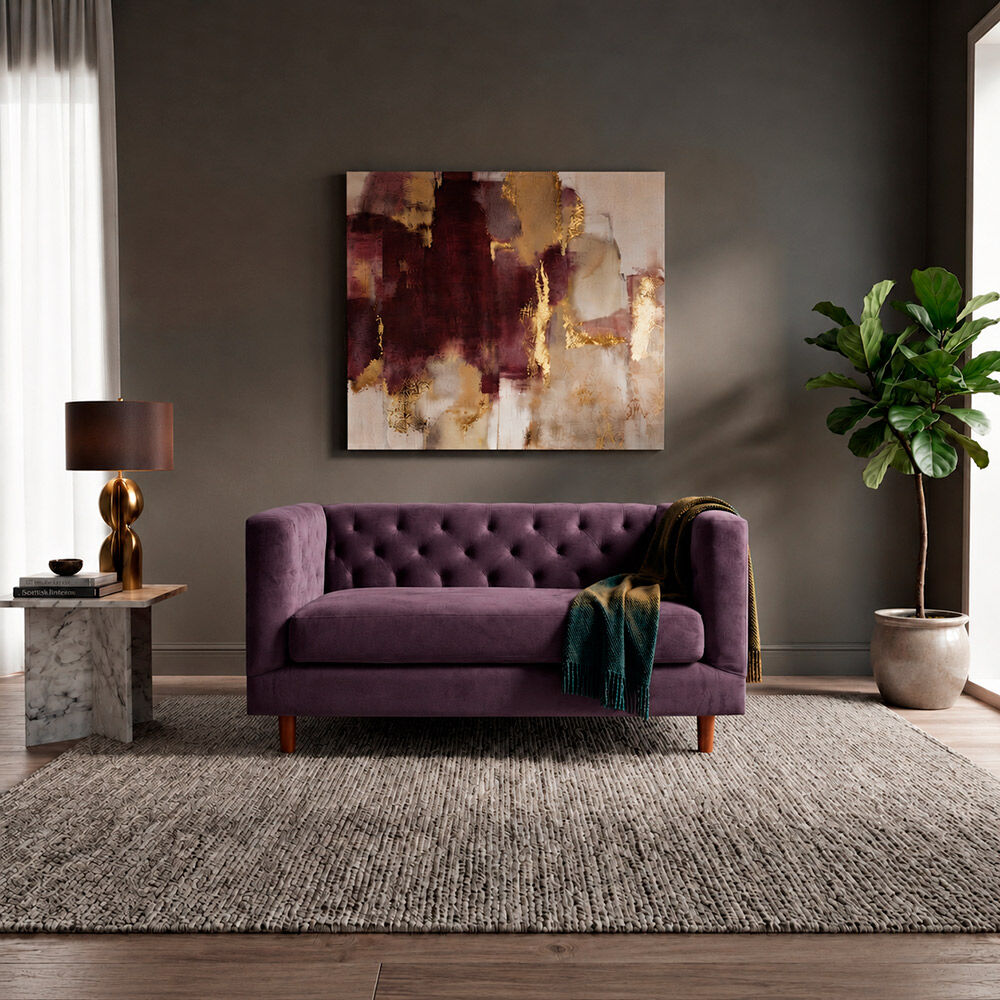 Sofá Tela Velvet Latam Home Brescia 2 Cuerpos