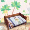 Frazada Reversible Bebe Animalitos Celeste Bebesit