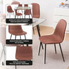 Juego de Comedor Zoy Home Creta 6 Sillas Café