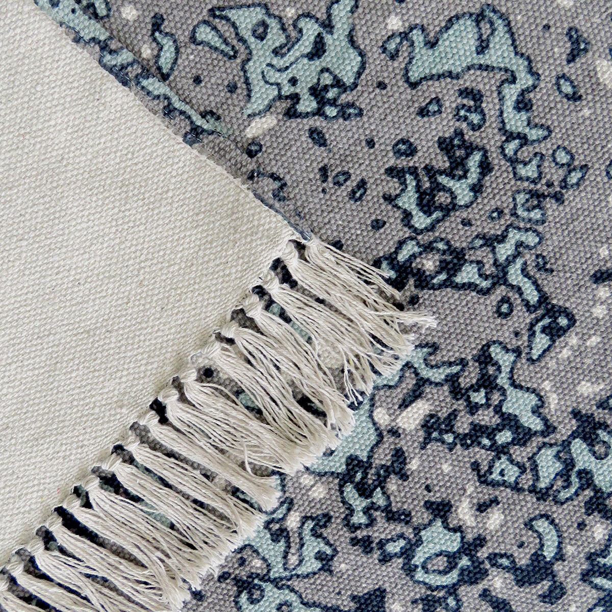 Alfombra Cotton Vintage 70 X 110 Cm Gris