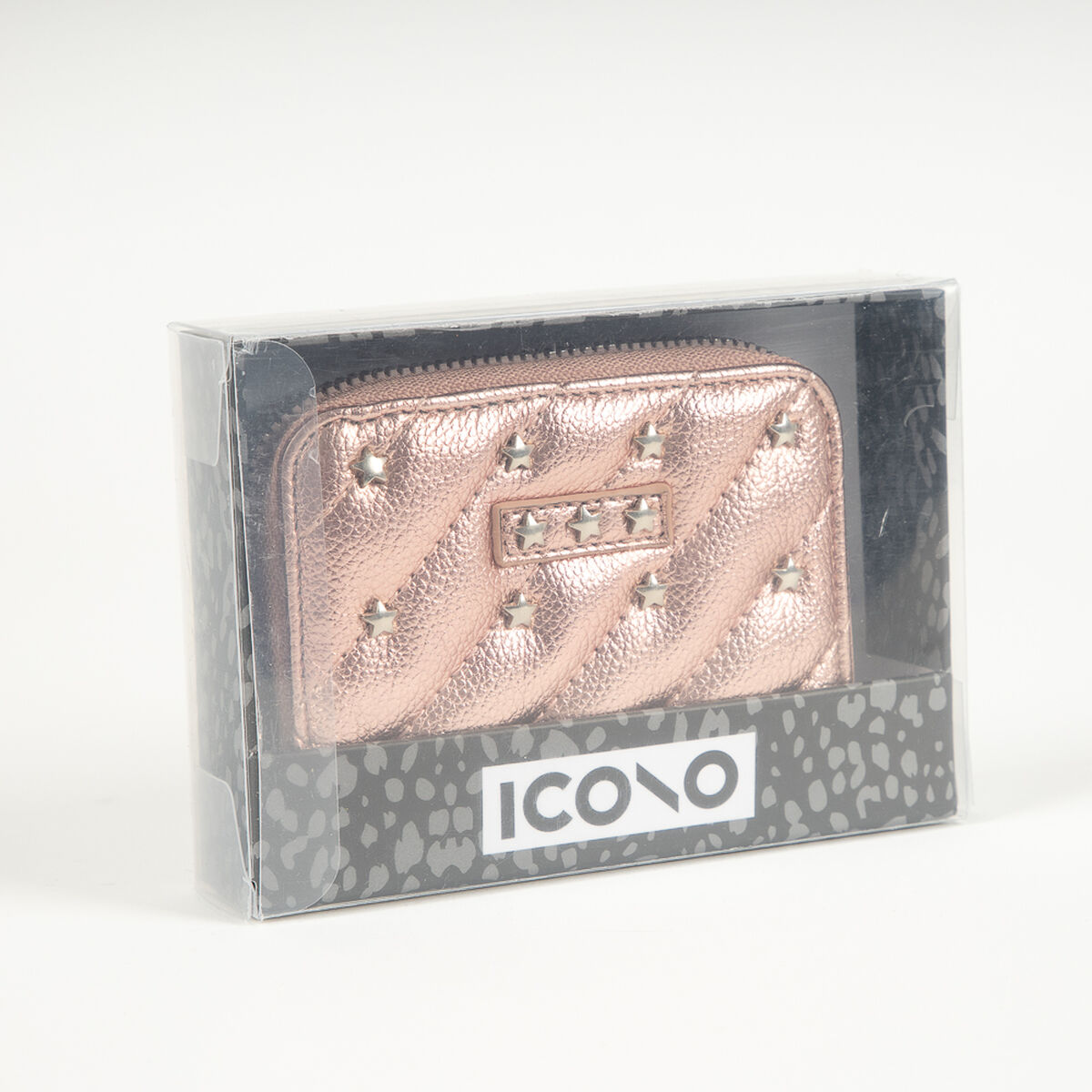 Billetera Rosa Metal Icono