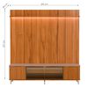 Rack + Panel TV Decocasa Neon Float hasta 85" Canela