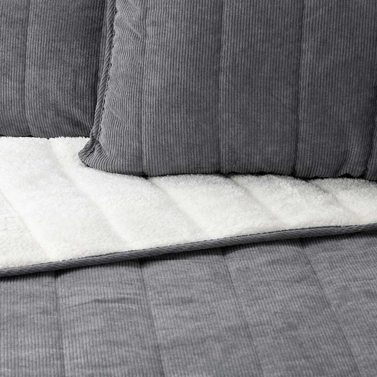 Cobertor Corduroy Sherpa Zibel 1,5 Plazas Verde