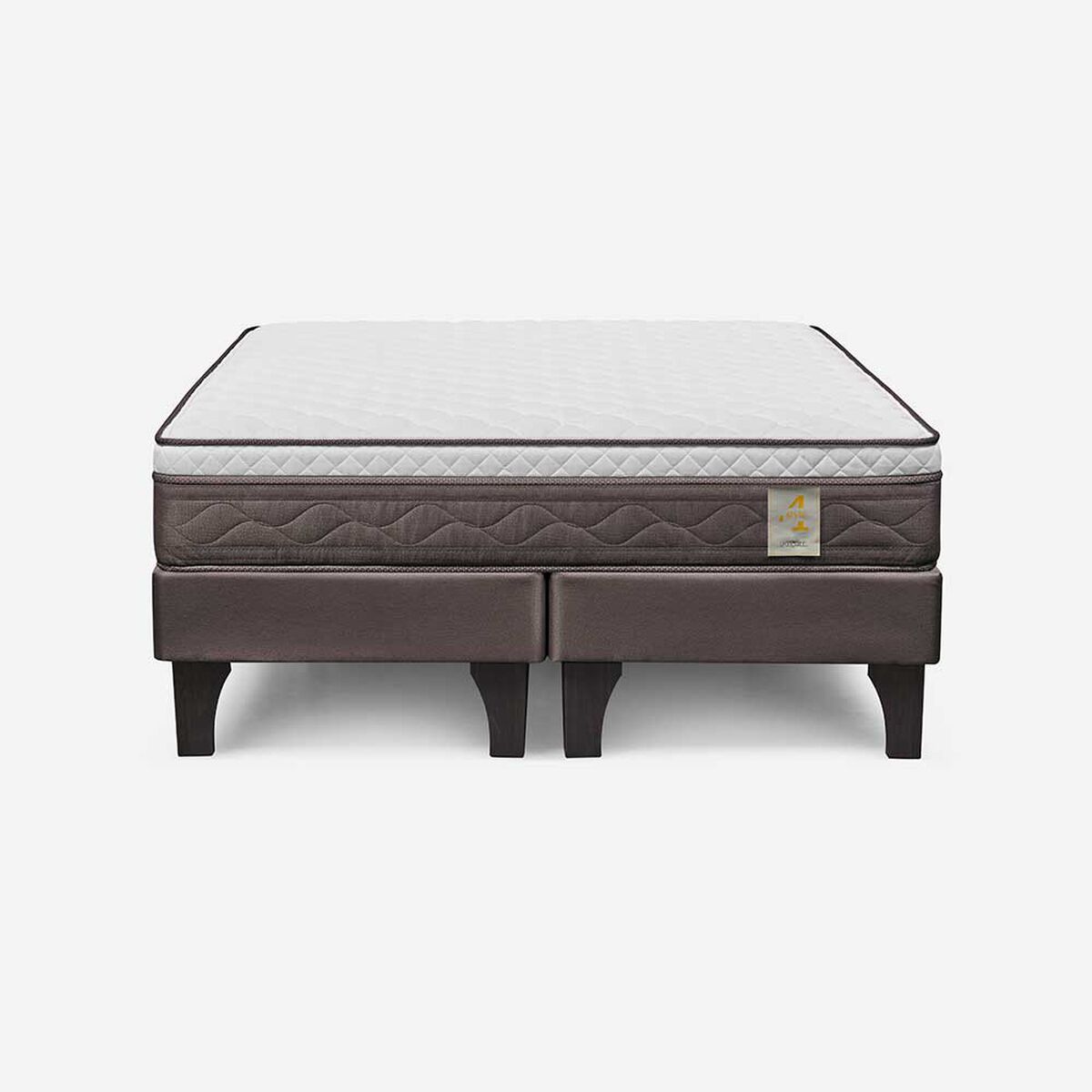 Cama Europea Rosen Base Dividida 2 Plazas New Style 4 Plus