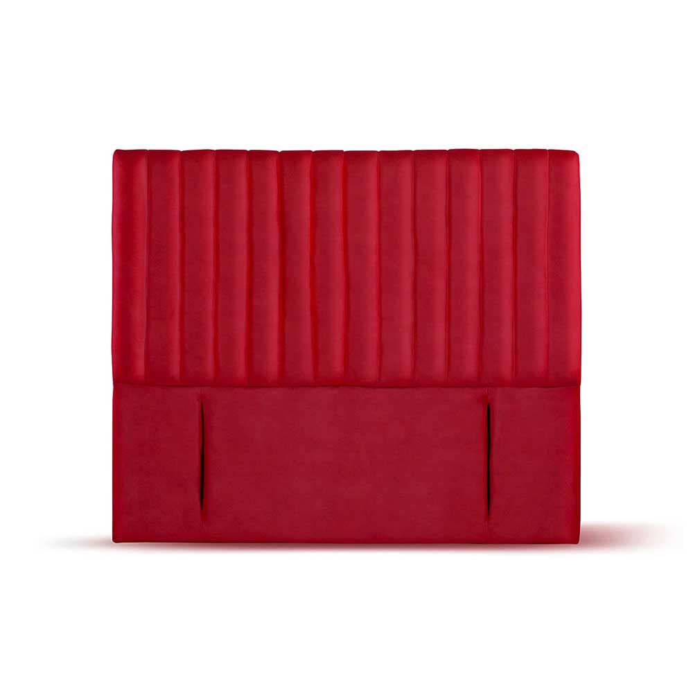 Respaldo Latam Home King Sorrento Cuero Rojo