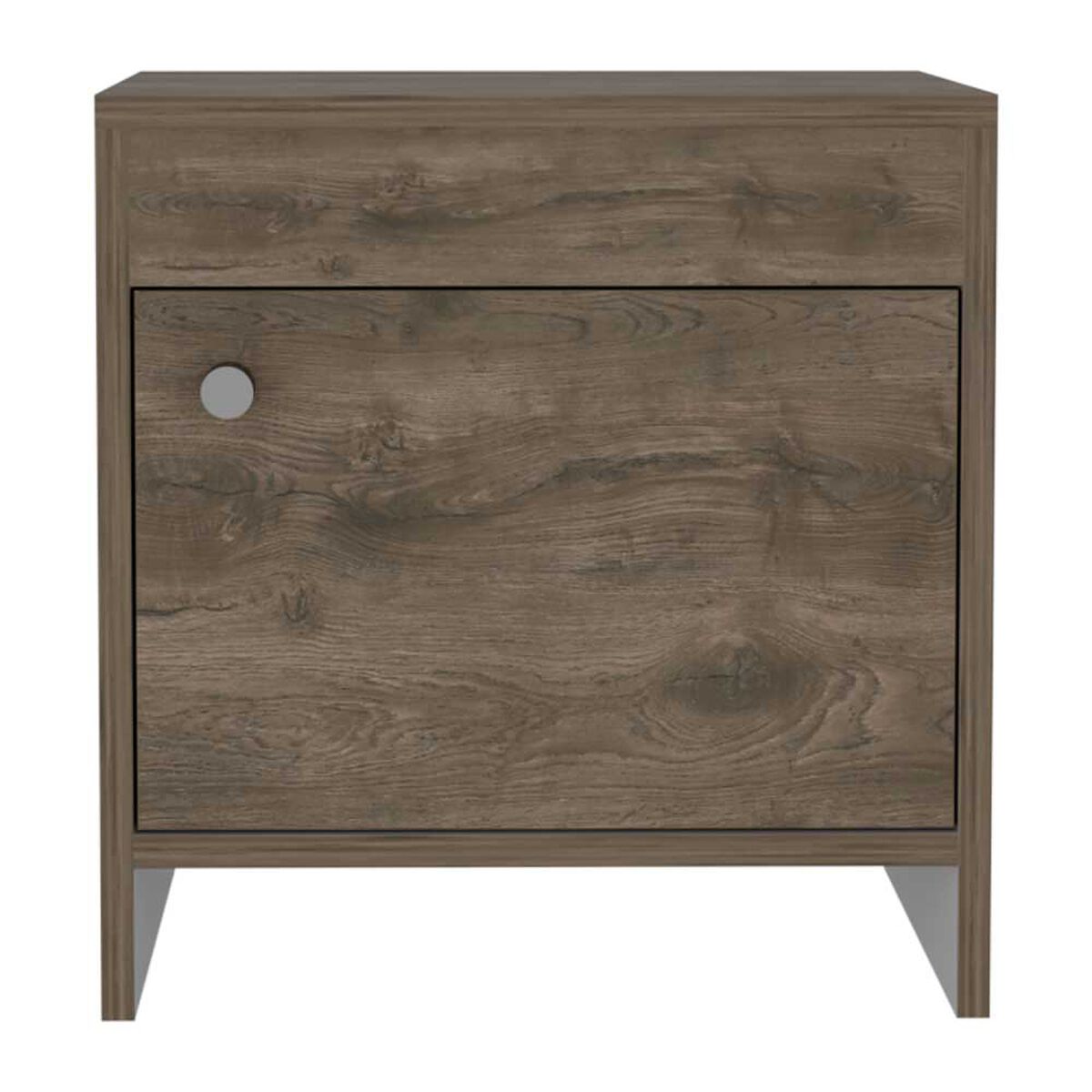Velador TuHome Colore 1 Puerta Bellota y Blanco