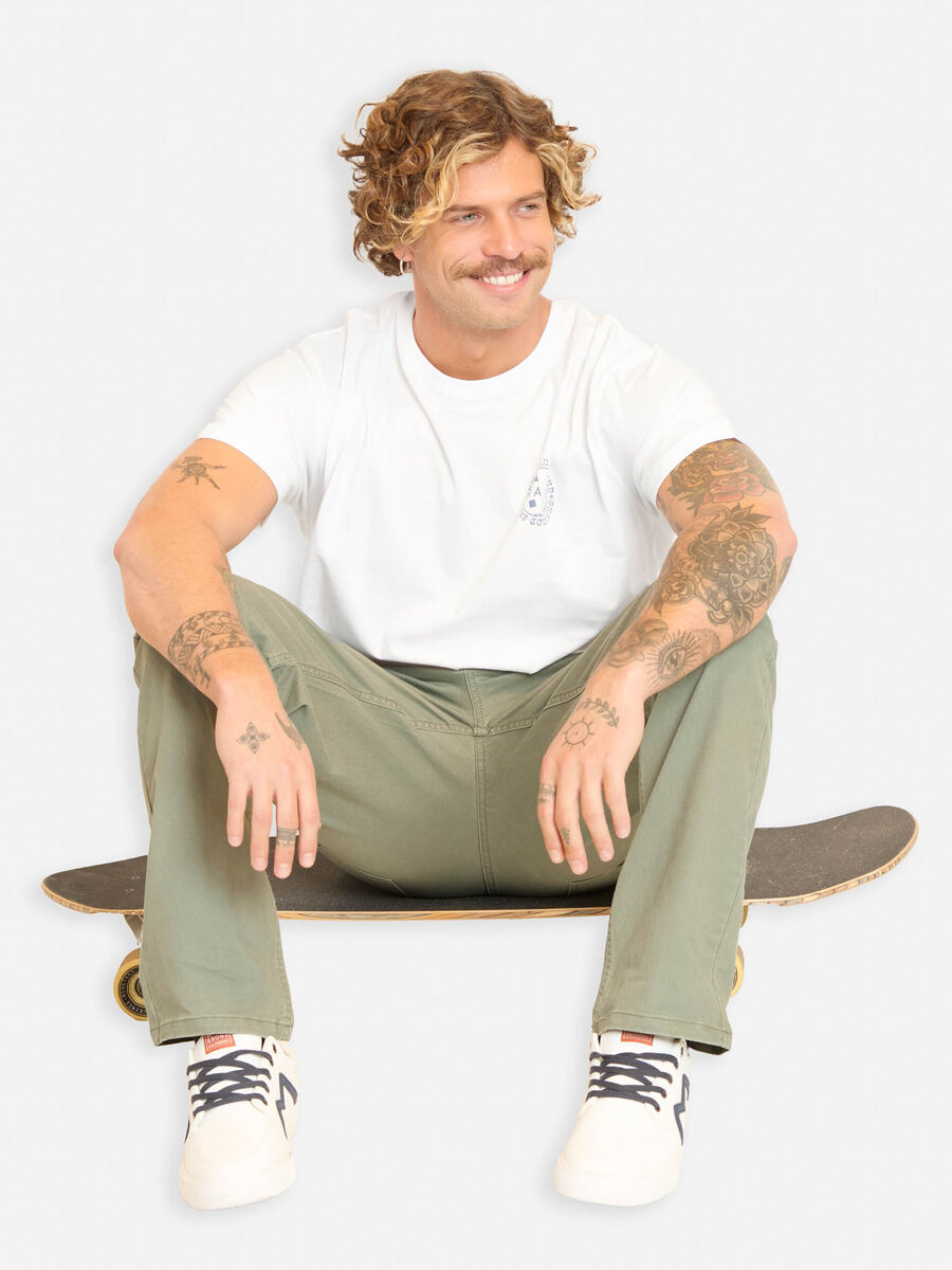 Polera Con Estampado Manga Corta Hombre Maui And Sons