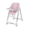 Silla de Comer Multiposiciones Plegable Rosada Lubabycas