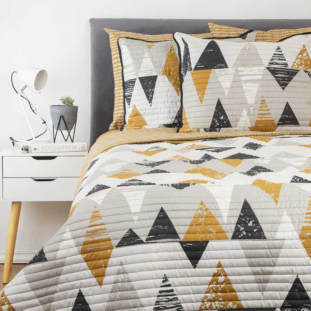 Set Quilt + Juego de Sábanas Casanova 1.5 Plazas