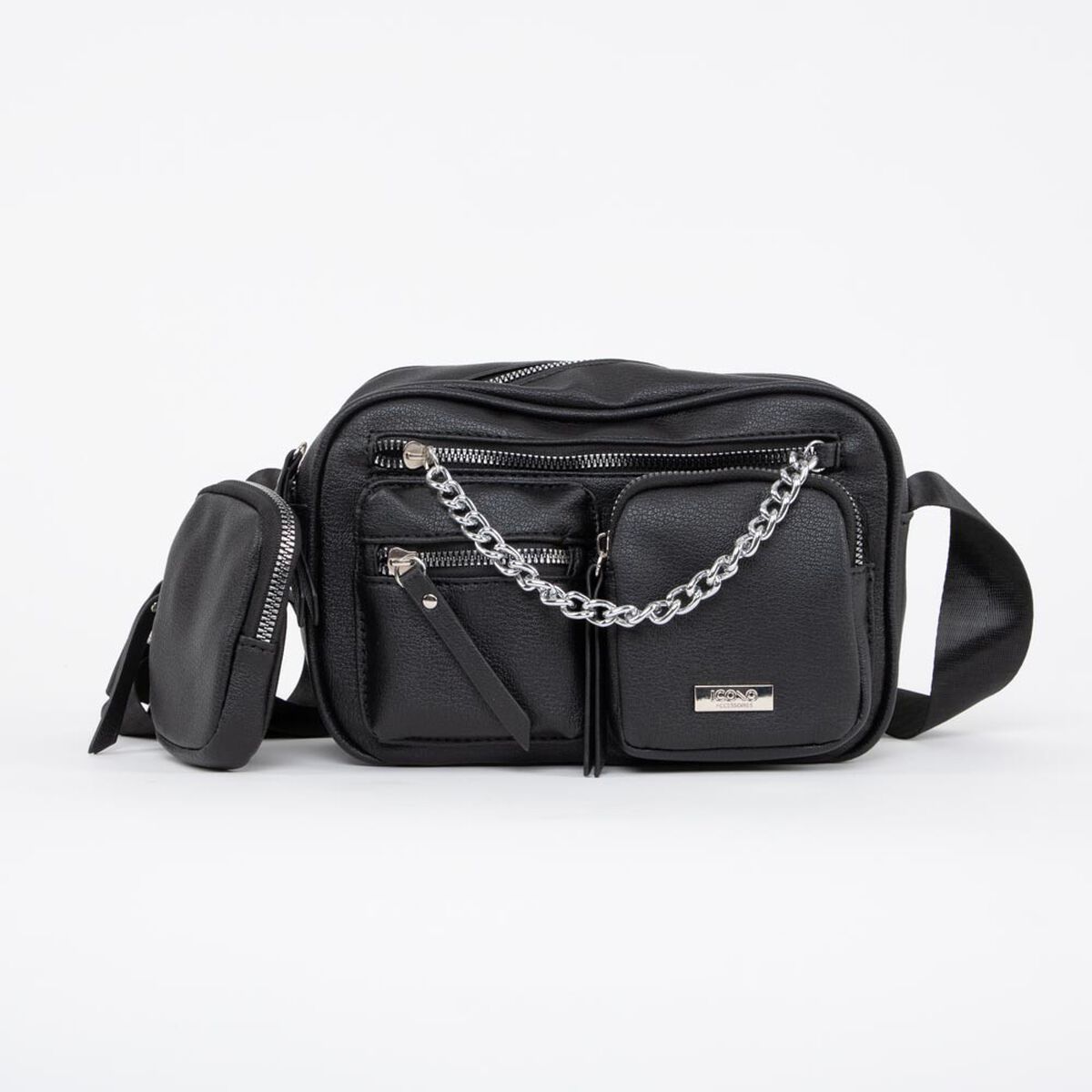Bolso Negro Mujer Icono