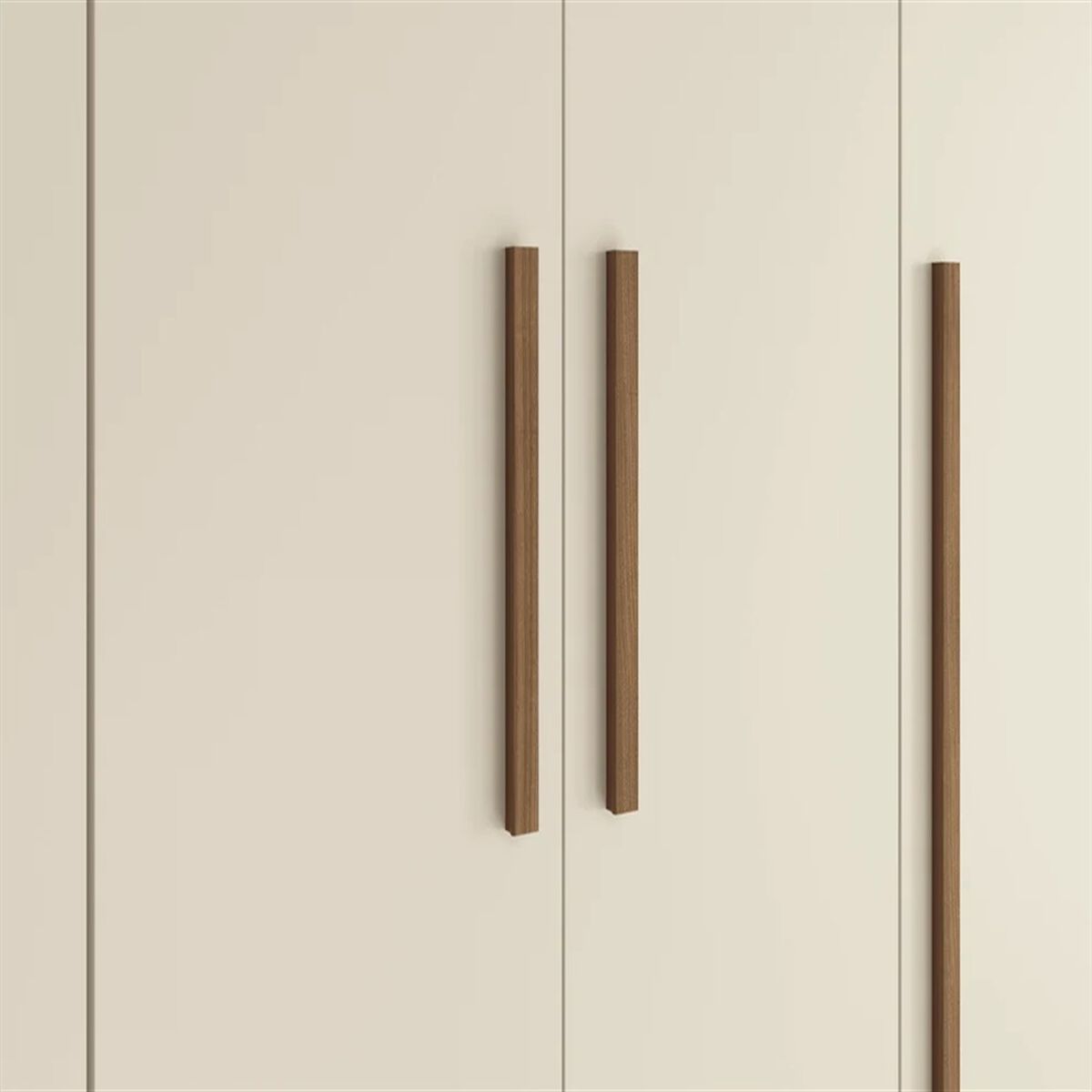 Closet Altavision Guarapuava 6 Puertas 4 Cajones Caf&eacute; Blanco