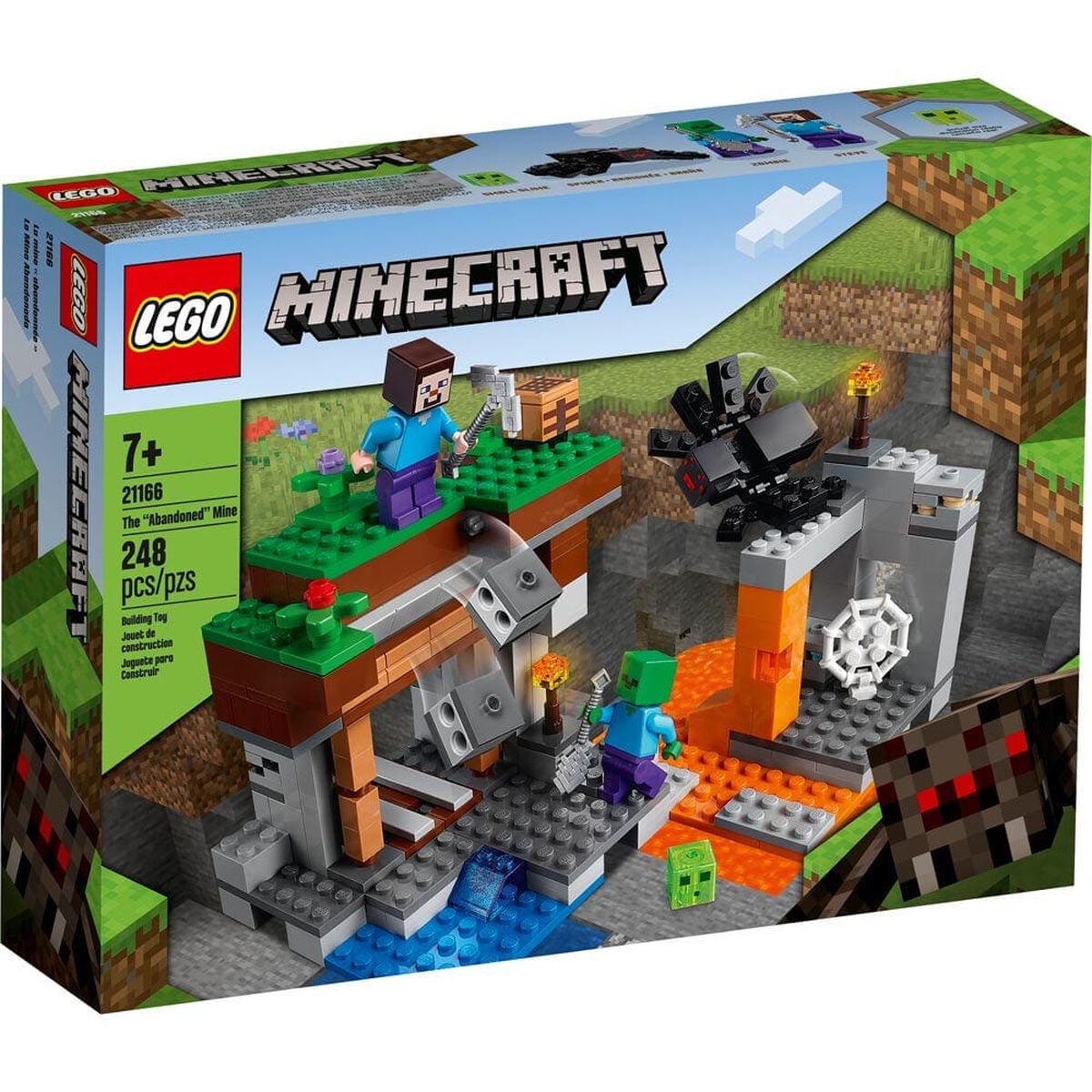 Bloques Lego La Mina Abandonada 238 Piezas Minecraft