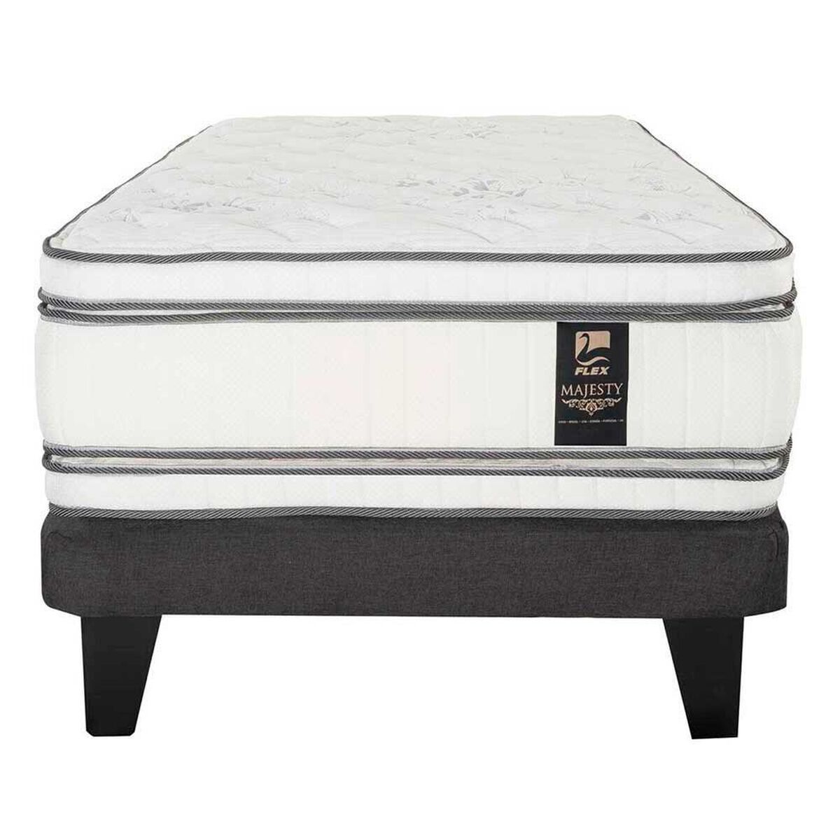 Cama Europea Flex 1,5 Plazas Majesty