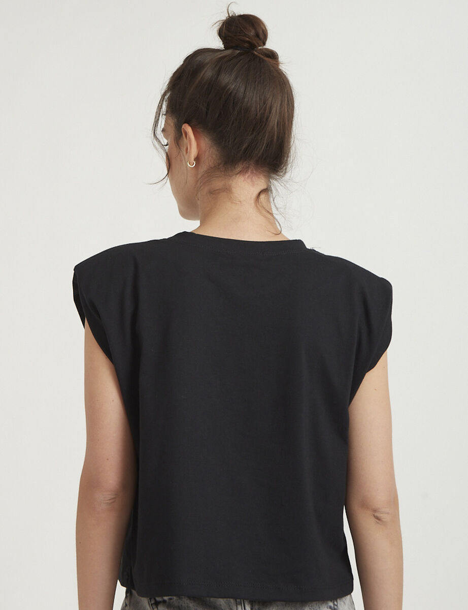 Polera con Hombreras Mujer Zibel