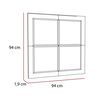 Espejo de Vidrio TuHome Olivo 94 x 94 cm