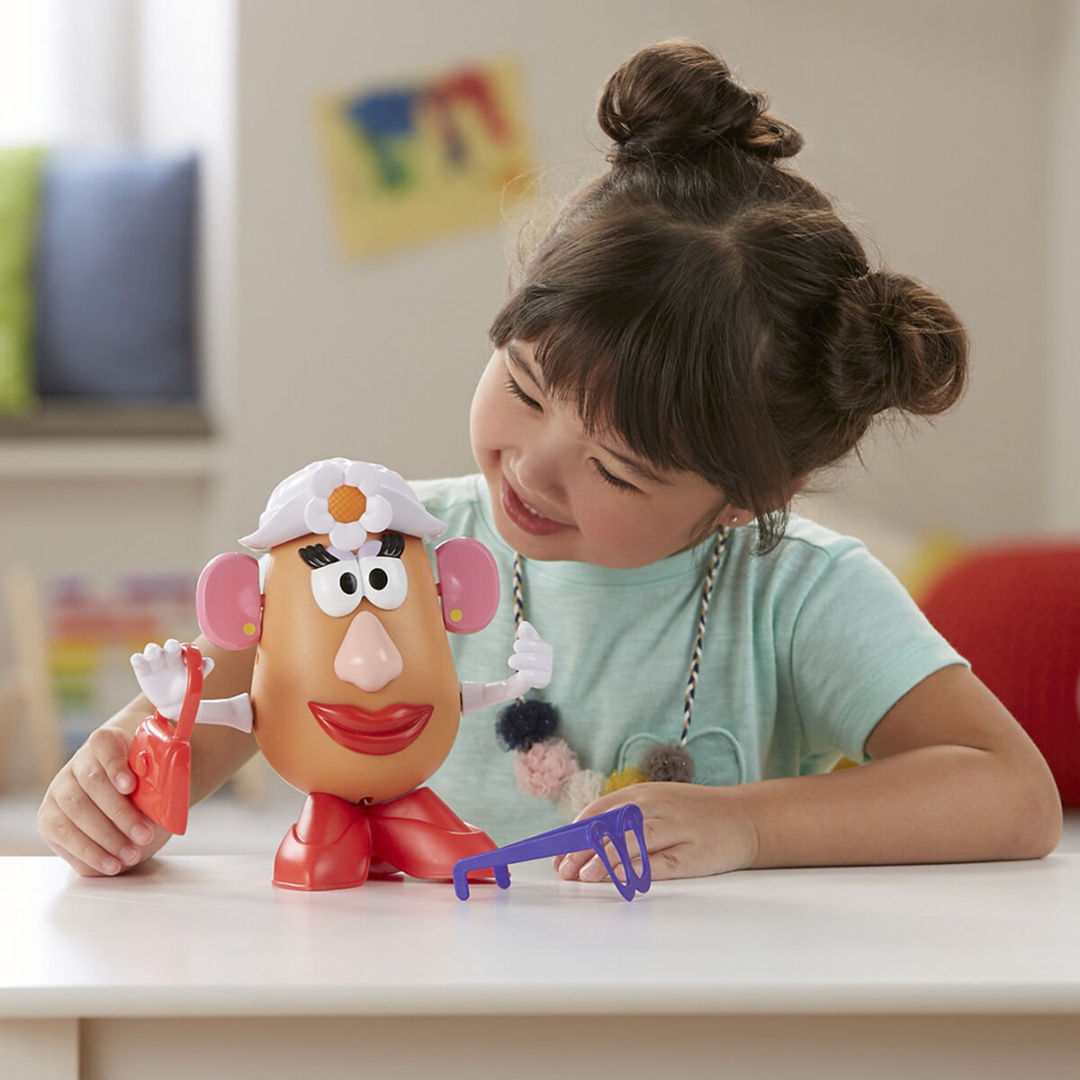 Mr. Potato Figura clásica de la Sra. Cara de Papa