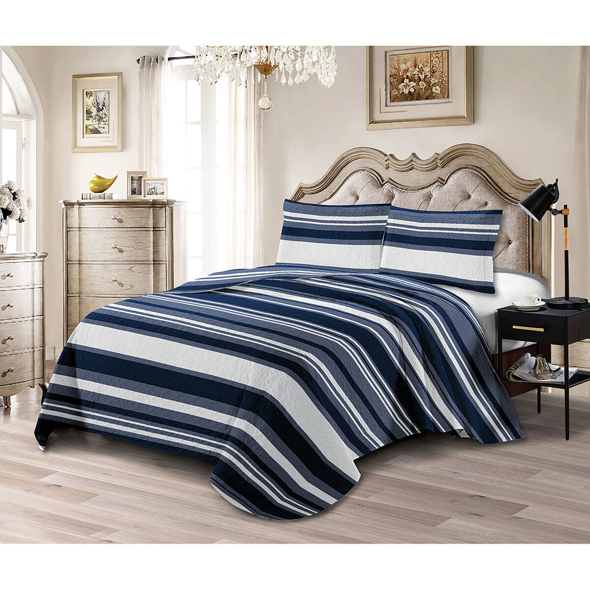 Quilt Estampado Volturno King Illusions