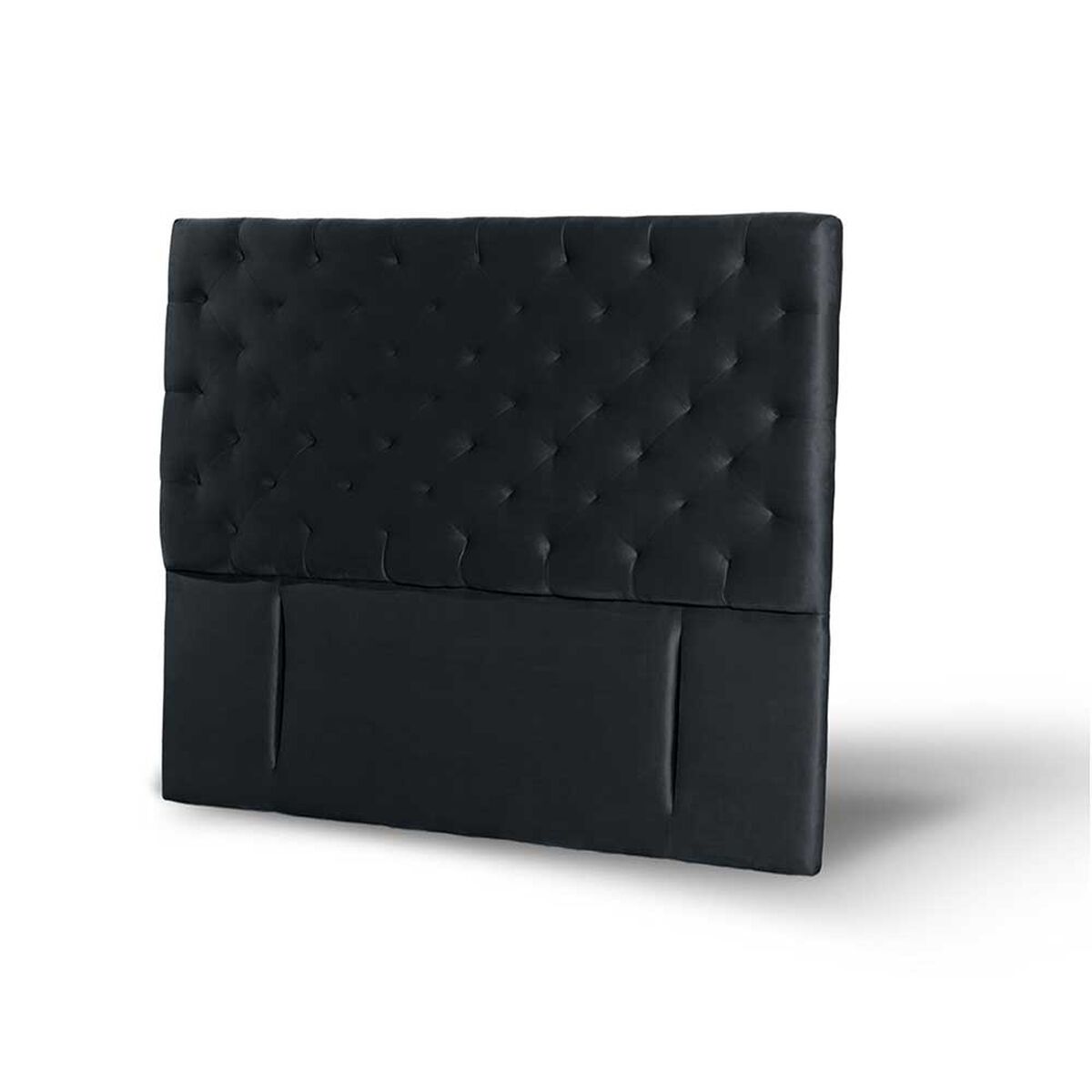 Respaldo Latam Home 2 Plazas Brescia Tela Velvet Negro