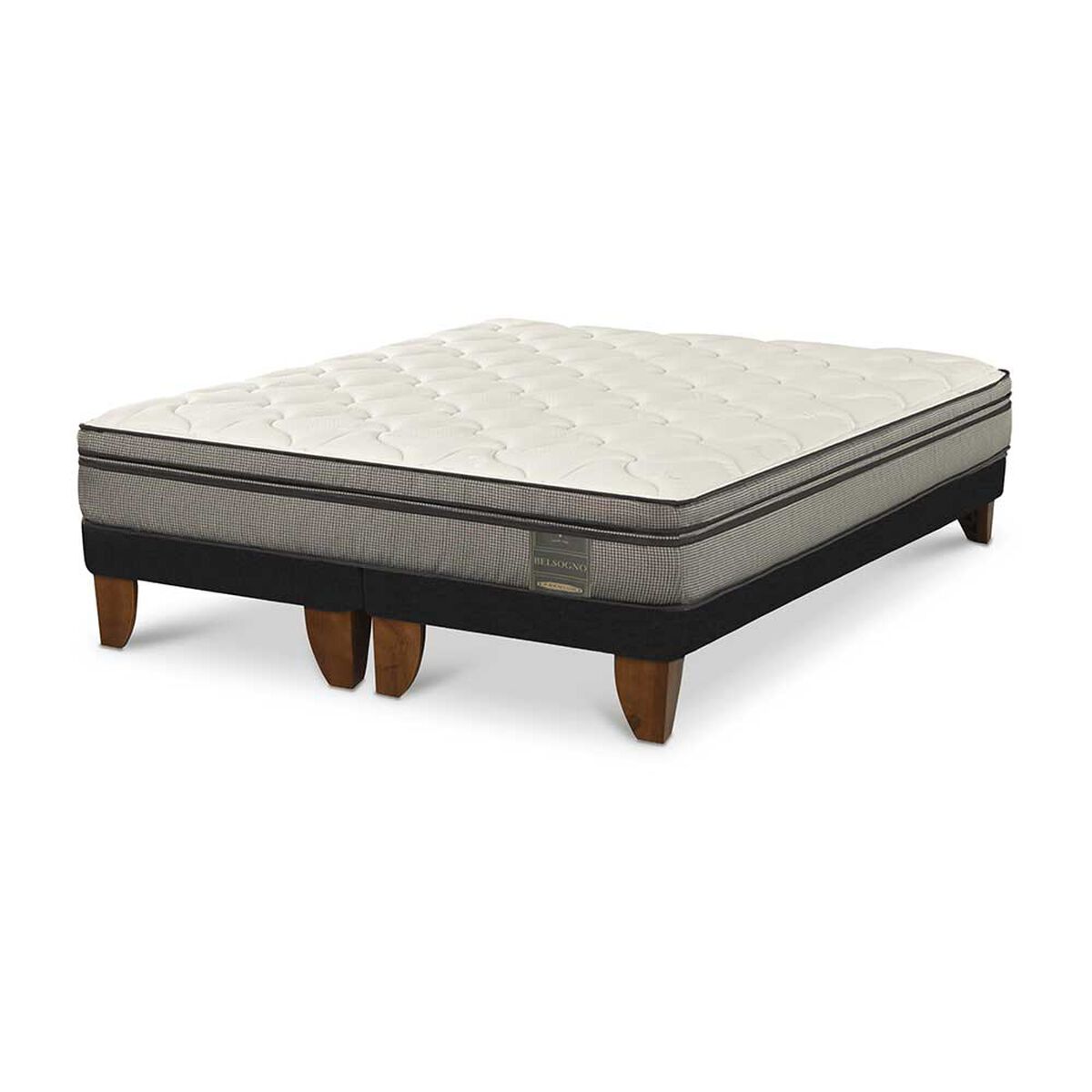 Cama Europea Base Dividida Belsogno 2 Plazas Signature