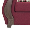 Juego de Living Innovamuebles New Bugambilia Sofá 3 Cuerpos + Dos Sillones 1 Cuerpo Burdeo