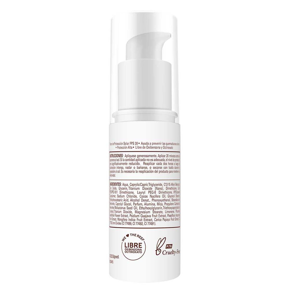 Protector Solar Facial Mineral con Color, FPS 30, 50 Ml Hawaiian Tropic
