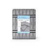 Juego de Sábanas American Family 144 Hilos King Vias Gris