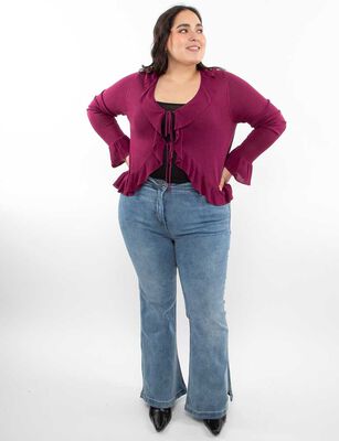 Imagen 2 del producto Sweater Lino Mujer Extralindas Burdeo