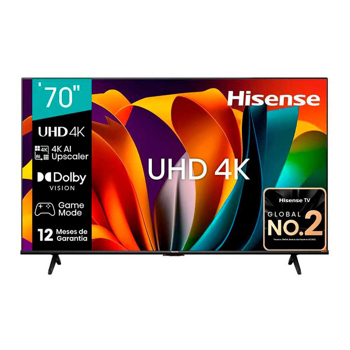 LED 70" Hisense 70A6N Smart TV 4K UHD