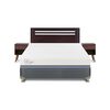 Cama Americana CIC 2 Plazas Excellence Plus + Respaldo + 2 Veladores Munich