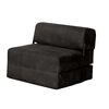 Sofá Cama Latam Home Cuero Kentucky Siena 1 Cuerpo Negro