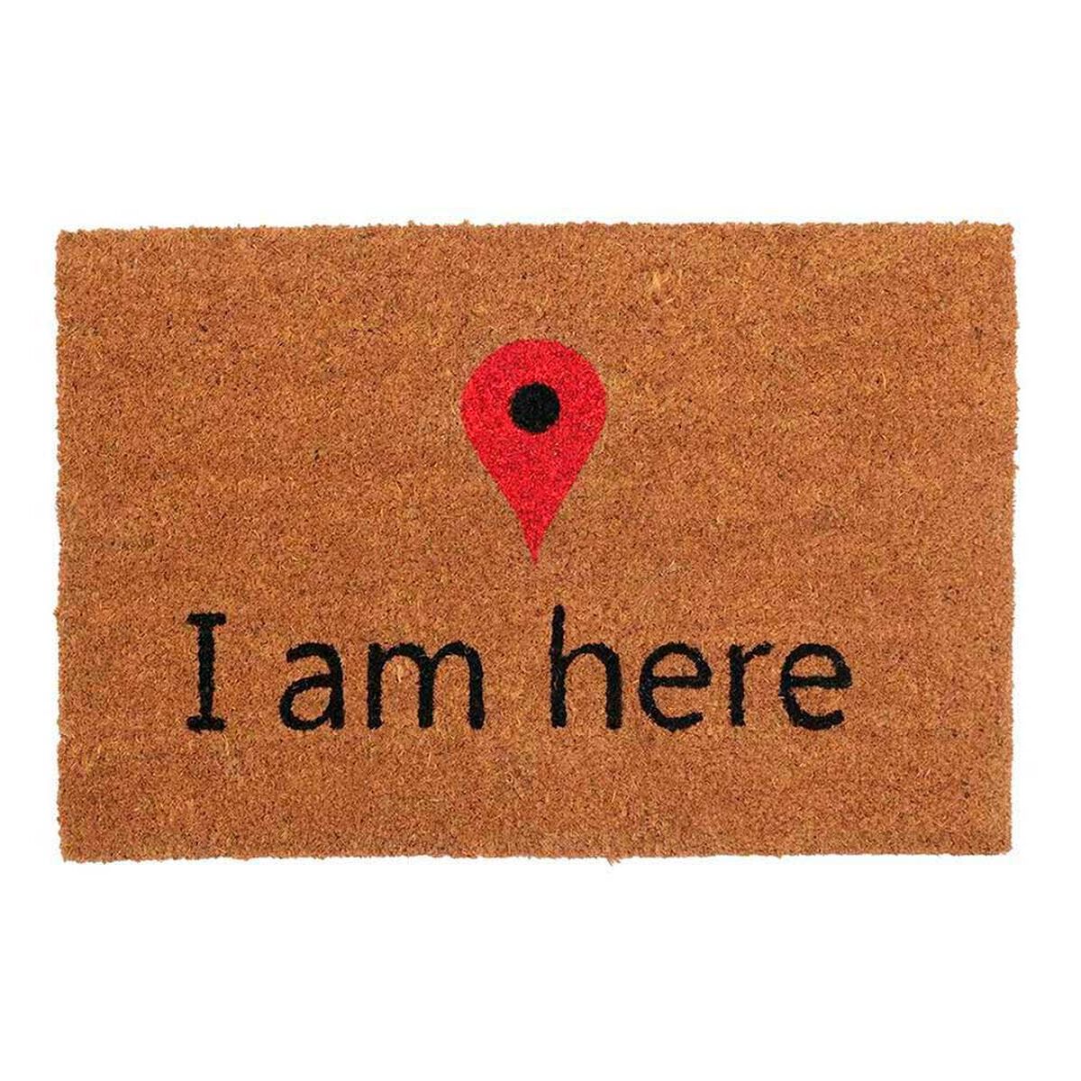 Limpiapi&eacute;s Idetex Coco Here 45 x 75 cm Caf&eacute;